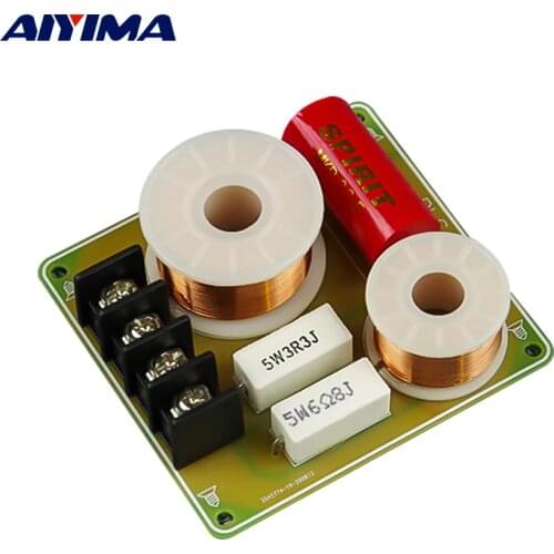 AIYIMA 1PC 60W Audio Speaker Notch Filter Crossover RLC LCR Wave HiFi Frequency Filter Divider for Home Theater Loudspeaker DIY