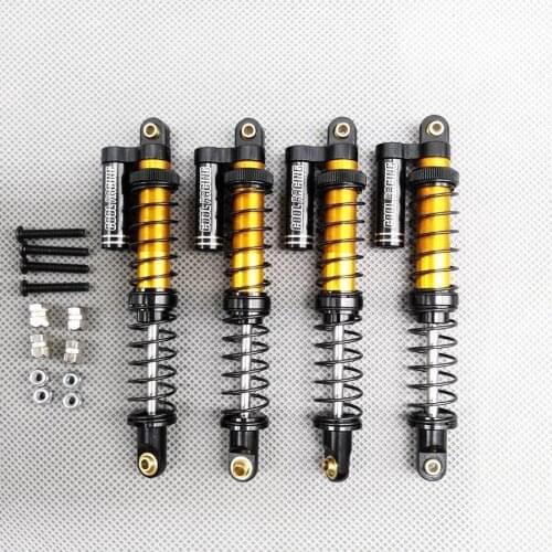 Aluminum skirt 105mm shock absorber damper external spring for 1:10 RC rock crawler car axial Wraith AX10 RR10 trx-4