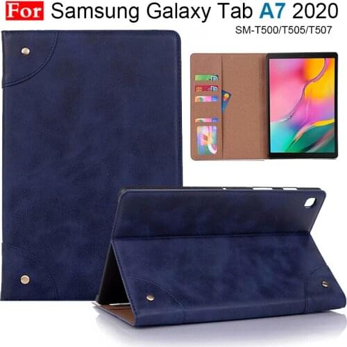 Tablet case for Samsung galaxy tab A7 10.4 inch SM-T500 SM-T505 T500 T505 T507 protective stand cover tablet support holder case