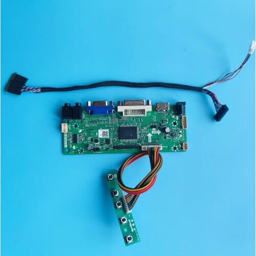 For Panel 12.1" 40pin N121IB-L05 Rev.C1 N121IB-L06 1280X800 LCD Controller board VGA DIY DVI HDMI-compatible M.NT68676 LED