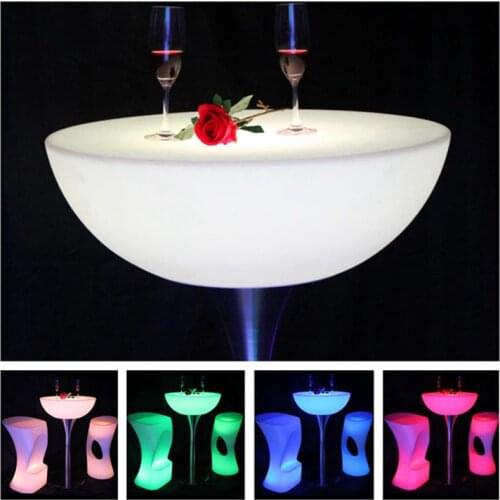 Home Garden Outdoor LED Bar Tables Fashion LED Decoration iluminouse Waterproof Table Lighting SK-LF20 (D91*H108cm) 2pcs/Lot