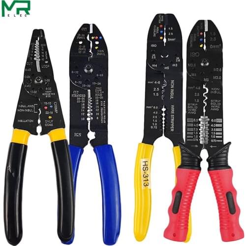 FS-047 FS-051 FS-053 HS-313 multi function stripper stripper cable insulated bare terminal combination crimper electrical pliers