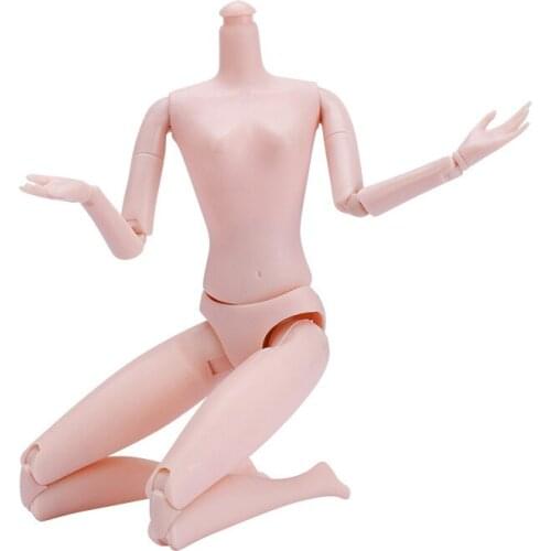 26.5cm Doll Moveable Jointed Nude Doll 20 Joints Girl Body Female Woman Naked Dolls Accessories