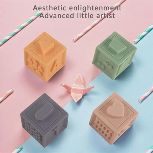 6pcs Soft Building Blocks Number And Animal , Bricks Assembled Accessories Pinch Toys, Bathroom Toys For Children Baby