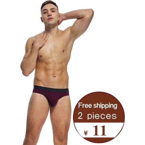 Free shipping Mens underwear Pure cotton Low waist non-trace underwear Super elastic Private customized BOYTHOR