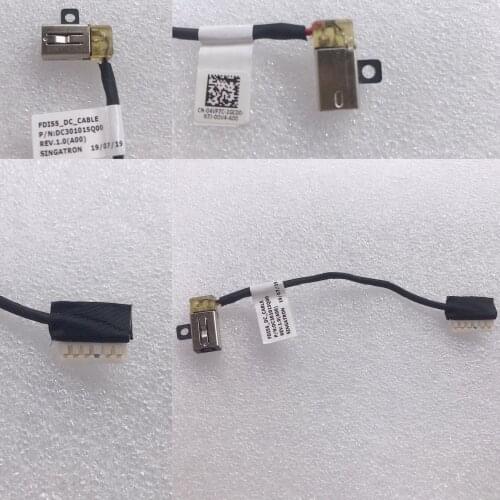Nova Tomada de Energia Para For DELL Inspiron 5000 5493 5593 Conector De Carregamento Cabo