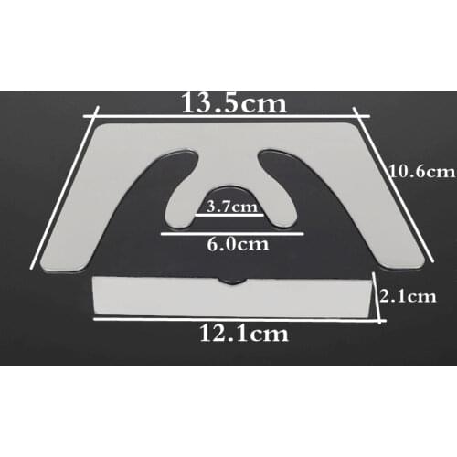 1 Set Dental Occlusal Plane Plate Maxillary Casting Jaw Fox 3D Autoclavable Mouth Guard Stainless Steel Oral Dentist Tool