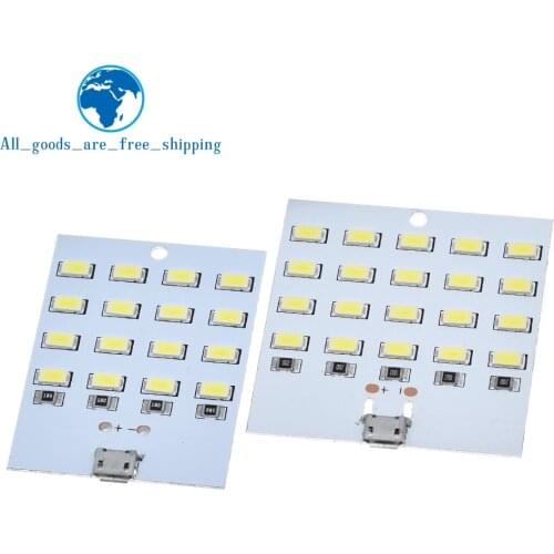 High quality 5730 smd 5V 430mA~470mA White Mirco Usb 5730 LED lighting panel USB mobile light Emergency light night light