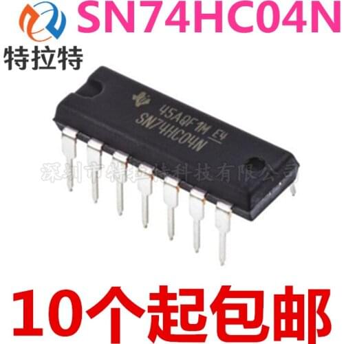 10pcs/lot SN74HC04N DIP14 SN74HC04 DIP 74HC04N DIP-14 74HC04 new and original IC