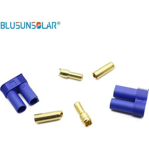 100 pair 1 Male/1 Female Connector 2 Male / 2 Female EC5 Bullet Connector banana Plug With Housing For RC Lipo Battery