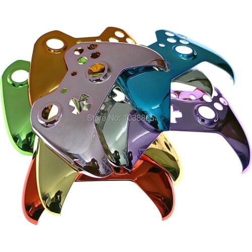 20pcs/lot Chrome Replacement Top Front Shell cover case For XBOX One 1 Wireless Controllers Cover Skin