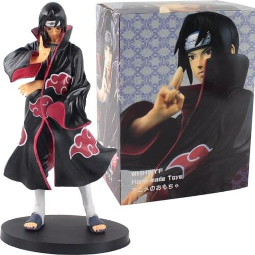 22cm Anime Shippuden Uchiha Itachi PVC Action Figure Toys Collection Model Doll Statue Gifts