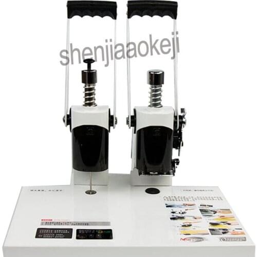 220V Electricity Financial voucher binding machine Manual Punch Automatic Hot Melting Riveting Finance File Bookbinding Machines