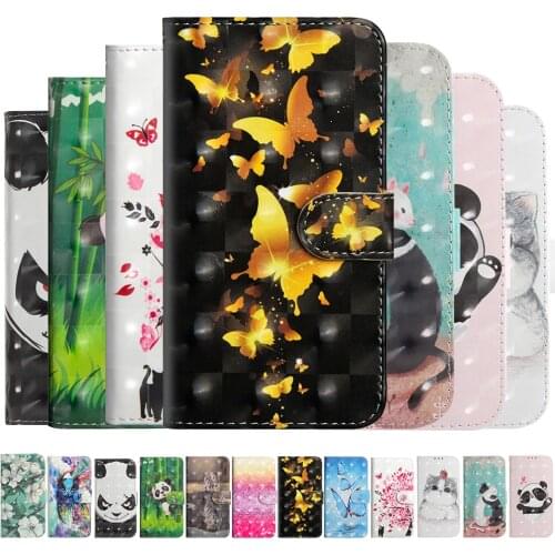 3D Wallet Case For iPhone 11 Pro MAX Cover Cartoon PU Leather Kickstand Flip Case For iPhone XS max X XR 8 7 6 6s Plus SE 2020