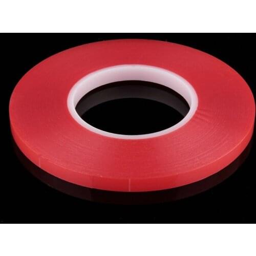 5 Rolls Width 15mmx10m thickness 0.5mm,Double-sided Transparent Clear Acrylic Adhesive Tape, Wide-range in application