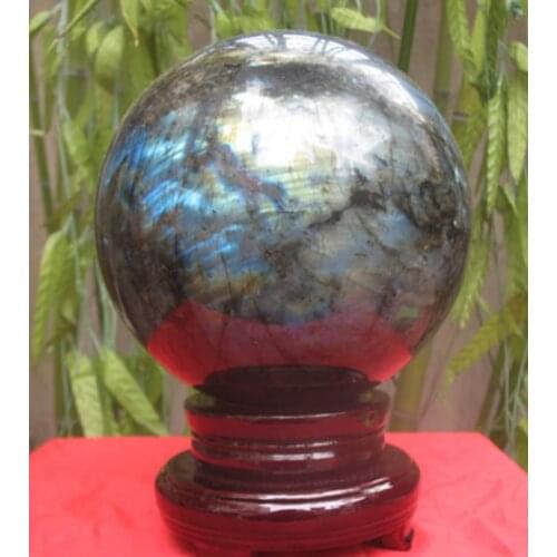 6040g NATURAL Labradorite Crystal Sphere Ball Gem Stone reiki