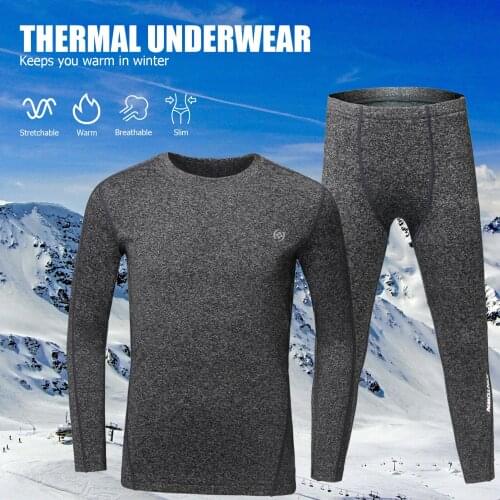 Children Winter Thermal Underwear Fleece Lining Thick Warm O Neck Long Sleeve Top Pants Long Johns Set thermal underwear for boy