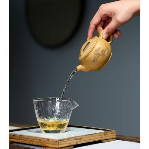 Han Wa China Kettle Ceramic Teapot For Tea Puer Oolong Tea Set Handmade