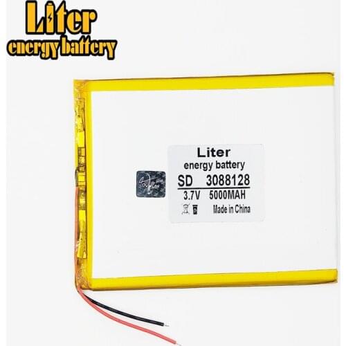 3.7v 5000mah,3088128 3090130 Liter energy Polymer Lithium Ion / Li-ion Battery For power Bank,cell Phone,speaker