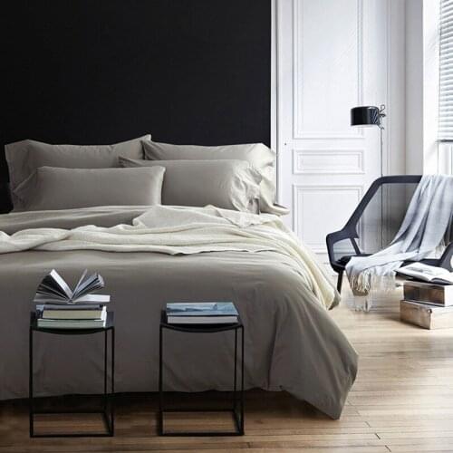 New Solid color Customizable 4PCS Thicken Flannel Mattresses Keep warm Lamb 2.0m/2.2m Fabric Solid Fitted Long-staple cotton