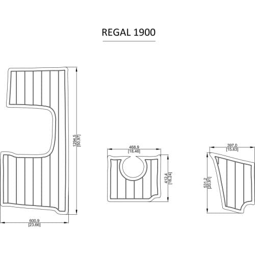 REGAL Boat EVA Teak Decking 1/4" 6mm