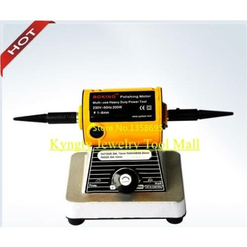 Promotion Dental Motor Polishing Motor with 2 pcs Buffing Free Jewelry Polishing Machine and Motor No Load 0 - 10,000 RPM