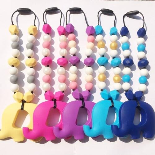 Silicone Teething Carrier Teether toys-silicone Elephant teether -FLASH SALE!Silicone Elephant Teething Babywearing Accessory