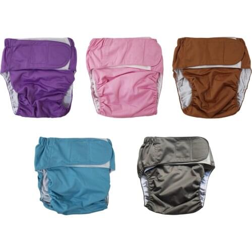 Washable Adjustable Teen/Adults Cloth Diaper For Bedwetting Incontinence Aid