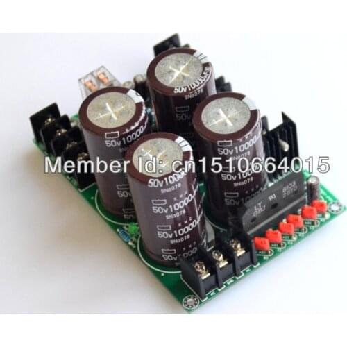 Rectifier power supply with speaker protection for discrete tda7293 lm3886 1875amp power board