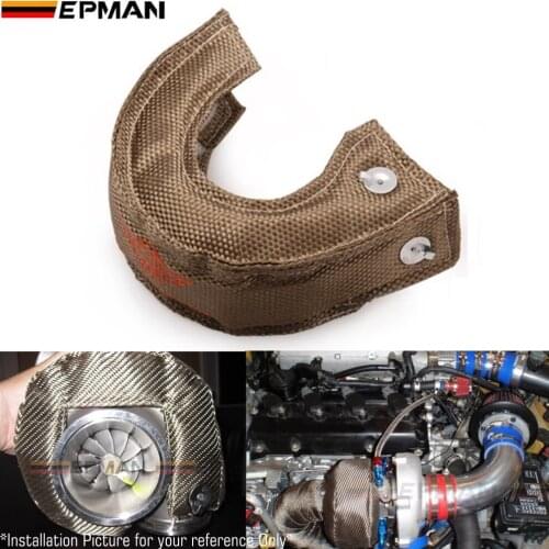 High Quality H Q T25/T28 GT25 GT28 GT30 GT35 TURBO/TURBOCHARGER TITANIUM HEAT SHIELD/WRAP BLANKET EP-TBT-T25