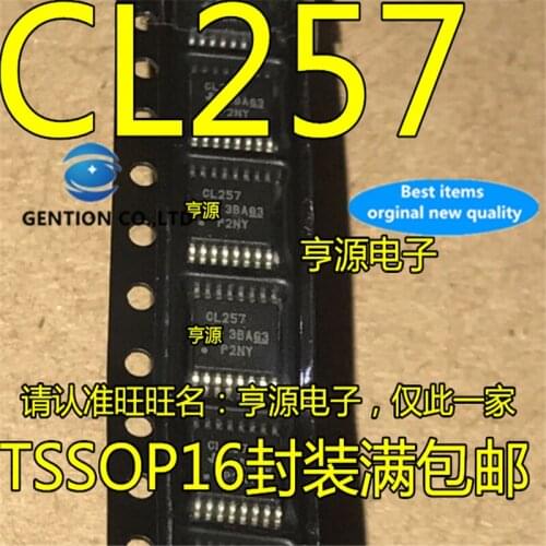 10Pcs SN74CBTLV3257 SN74CBTLV3257PWR Silkscreen CL257 TSSOP16 in stock 100% new and original