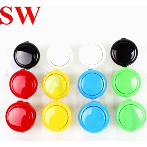 12 PCS Push button switch OBSF-30 Original Sanwa 30mm Push Button For Arcade Joystick Games Console Jamma arcade game machine