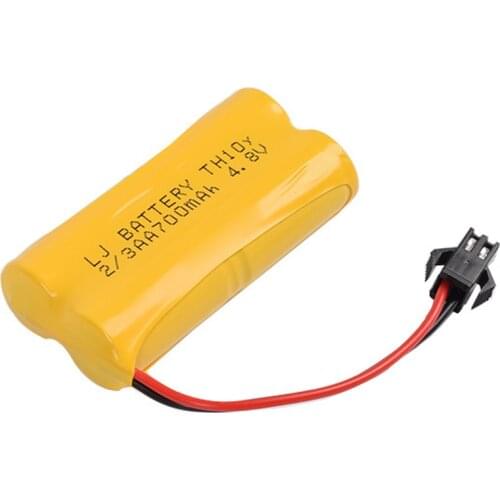 4.8v 700mah 2/3AA NI-CD H Battery RC car deformation electric remote control rechargeable free shipping