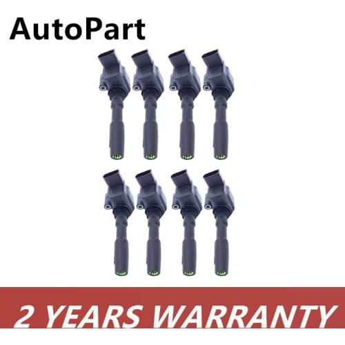 8PCS Ignition Coil Spark Plug Ignition Coil For Audi A8 RS6 4G Avant 4.0 TFSI 079905110J 079 905 110 N