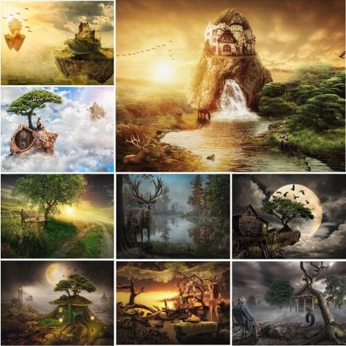 5D DIY Diamond Embroidery Abstract Landscape Movie Fairy Tale Diamond Painting Cross Stitch Kits Mosaic Art Picture Home Decor