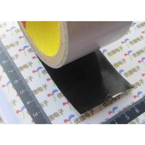 Free shipping width 5CM / 3M Thermal stickers / 3M thermal plastic / black / heat sink radiator dedicated (5 meter length)