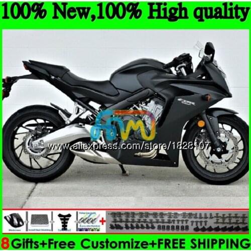 CBR-650F For HONDA CBR 650 F CBR650F 11 12 13 14 15 83BS.19 CBR650 F CBR 650F 2011 2012 2013 2014 2015 2016 Matte black Fairing