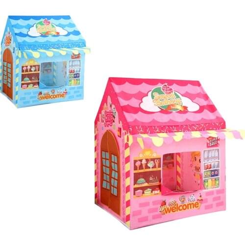 Childrens Tent Play House Toy Girl Princess Room Boy Tent Ball Pool Indoor Outdoor Dessert House for Kids Portable Foldable