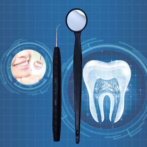 Teeth Whitening Dental Mirror Kit Engineer Plastic Scraper Cleaning Tool Oral Hygiene Kit