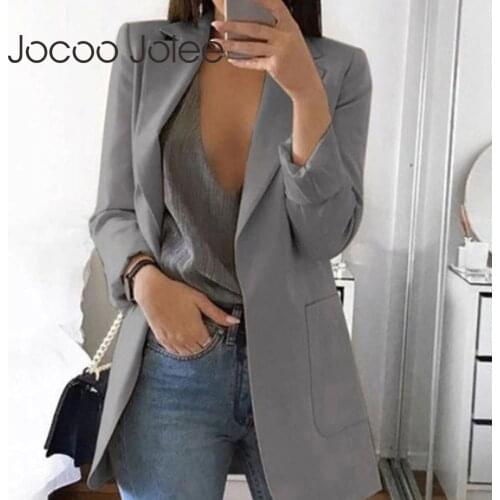 Женские твидовые пиджаки Jocoo Jolee China At AliExpress