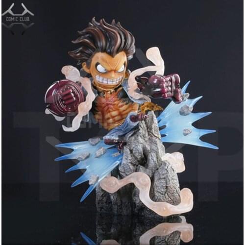 COMIC CLUB instock one piece sd version 23cm Gear fourth Monkey D Luffy gk resin statue Figure for Collection