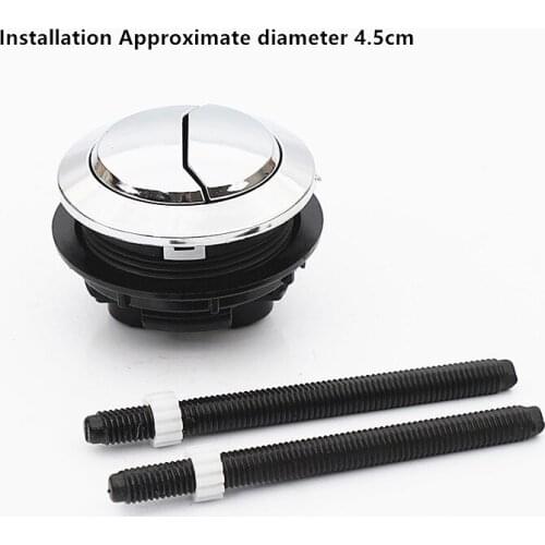 Round Toilet push button Installation Inner diameter 45mm bathroom toilet water tank double key FLush button,FL21005