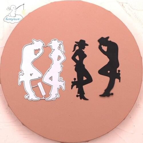 Bunnymoon 2020 New Arrival Couple Stencil Metal Cutting Dies For Scrapbooking Practice Hands-on DIY Album Card Handmade Tools