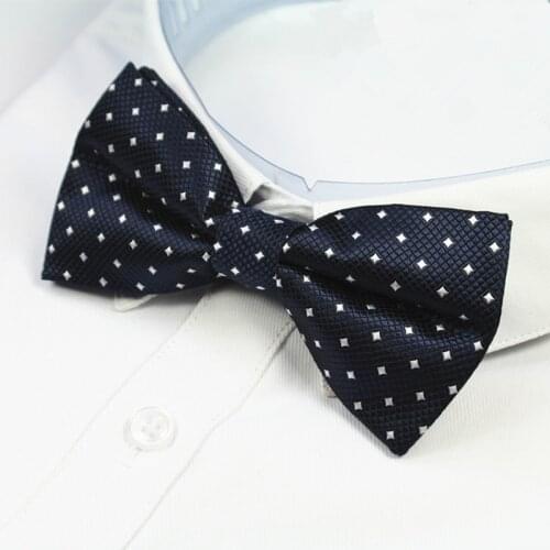 Ricnais Fashion Self Bow Tie For Mens Animal Striped Solid Silk Jacquared Bowtie Suit Man Wedding Dress Party Neckwear Ties Gift