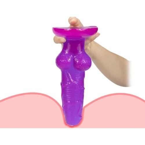 Soft Wolf Penis Female Masturbation Animal Dildo Adult Products Sex Shop Strong Suction Cup G-Spot Stimulator Sex Toys for Woman