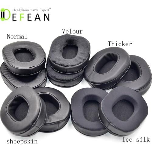 Defean Replacement Ice silk / Thicker pads / Sheepskin / Velour Ear pads cushion for Sony MDR-1A 1A-DAC 1A BT Headphones