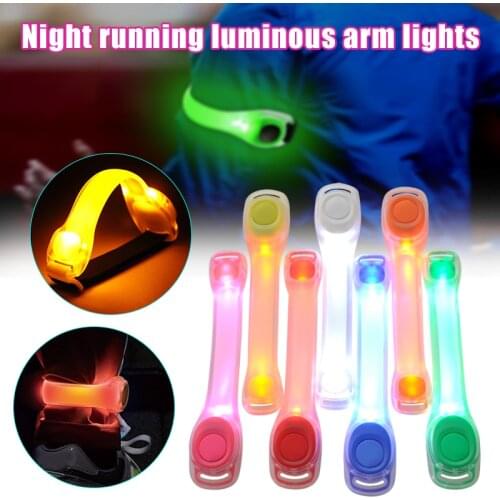 LED Light Up Armband Adjustable Wearable Running Arm Belt Glow in The Dark for Running Walking Cycling Concert Outdoor