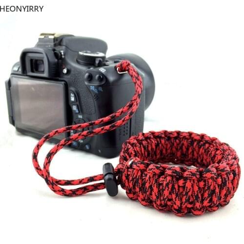 New Arrival Digital Camera Wrist Hand Strap Grip Paracord Braided Wristband for Nikon Canon Sony Pentax SLR DSLR