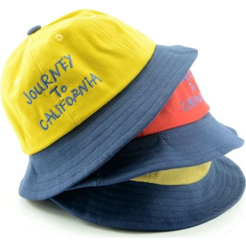 Baby Boy Sun Hat Kids cotton Bucket Hat Infant Floppy Beach Hat Reversible Bucket Hat Sunhat for girls Childs Summer Hat H223