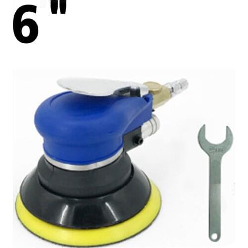 6 inch Pneumatic Sander 150mm Pneumatic Polisher Dual Action Polishing Grinding Sanding Machine Air Car Tools